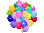 Конфетти/гелиевые шары